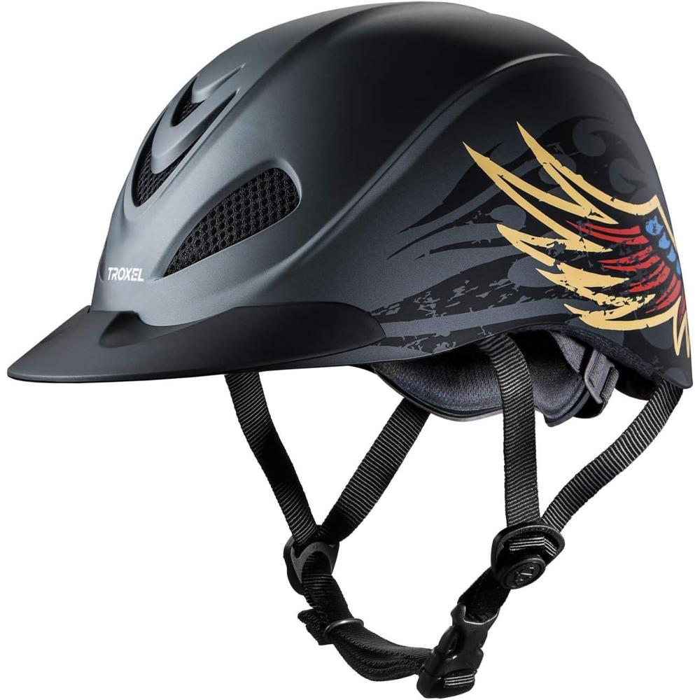 imageTroxel Rebel Horseback Riding Helmet Thunderbird Medium 77 14