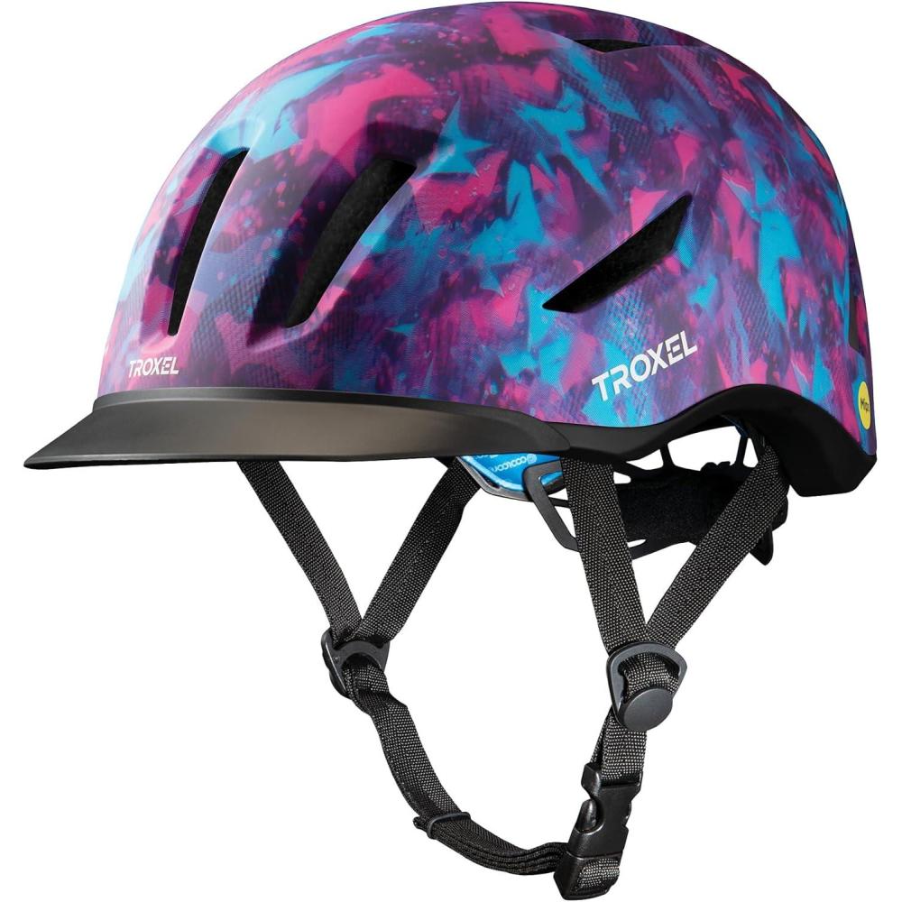 imageTroxel Terrain MIPS Cooling Horse Riding Helmet LowProfile MicroAdjustable Design Horseback Riding GearGalaxy