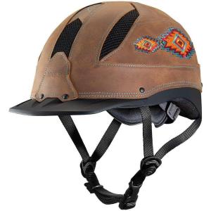 Troxel Cheyenne Leather Riding Helmet