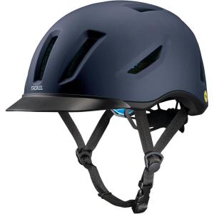 Troxel Terrain MIPS Cooling Horse Riding Helmet, Low-Profile, Micro-Adjustable Design, Horseback Riding Gear(Navy Duratec)